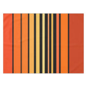 Nappe Palette de lignes de couleur orange (Devant (Horizontal))