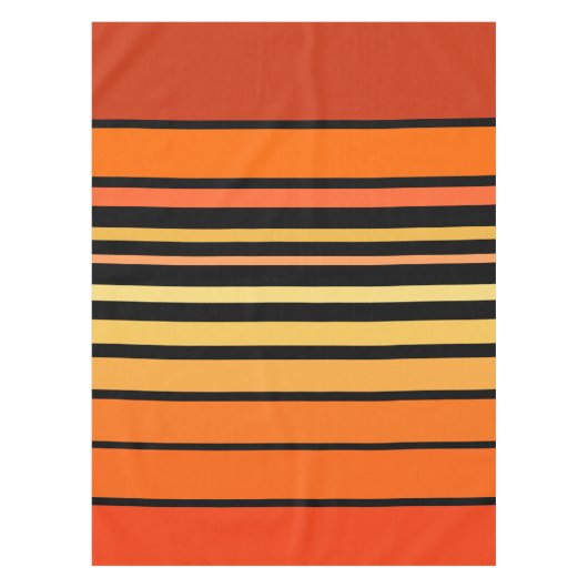 Nappe Palette de lignes de couleur orange (Devant)