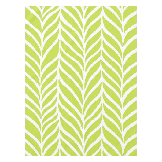 Nappe Palm Feuille Motif Chartreuse Green (Devant)