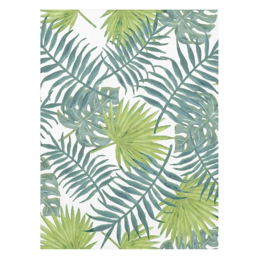 Nappe Palm Tree Fronds Peinture hawaïenne (Devant)