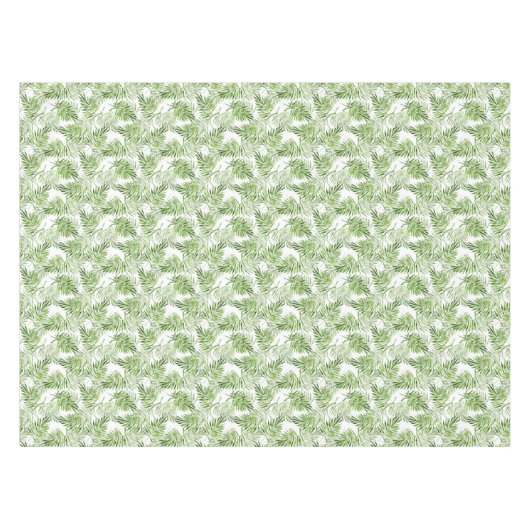 Nappe Palm vert Feuilles (Devant (Horizontal))