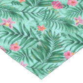 Nappe Palme tropicale & Monstera Feuilles & Fleurs exoti (Angle)