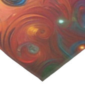 Nappe Palmier de Noël Whimsical Tropical Beach Vivid (Angle)