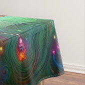 Nappe Palmier de Noël Whimsical Tropical Beach Vivid (In Situ)