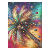 Nappe Palmier de Noël Whimsical Tropical Beach Vivid (Devant)