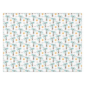 Nappe Palmier Tropical Soleil Sarcelle Turquoise (Devant (Horizontal))