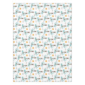 Nappe Palmier Tropical Soleil Sarcelle Turquoise (Devant)