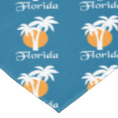 Nappe Palmiers et soleil orange (Angle)