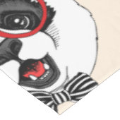 Nappe panda mignon et drôle à Noël (Angle)