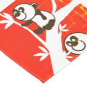 Nappe Pandas d'anniversaire (Angle)
