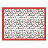 Nappe Pandas de Noël (Devant (Horizontal))
