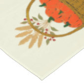 Nappe 🍂Panier de Citrouilles et Blé d'Automne (Angle)