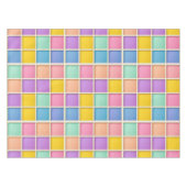 Nappe Panneau de grille géométrique coloré (Devant (Horizontal))
