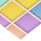 Nappe Panneau de grille géométrique coloré (Angle)