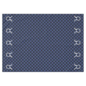 Nappe Panneau Taurus Zodiac Navy Blue Carbon Fiber Style (Devant (Horizontal))