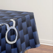 Nappe Panneau Taurus Zodiac Navy Blue Carbon Fiber Style (In Situ)