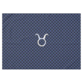 Nappe Panneau Taurus Zodiac Navy Blue Carbon Fiber Style (Devant (Horizontal))