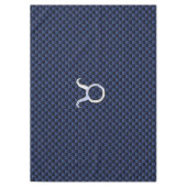 Nappe Panneau Taurus Zodiac Navy Blue Carbon Fiber Style (Devant)