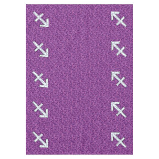 Nappe Panneau Zodiac Pearl Sagittarius Fuchsia Camo numé (Devant)