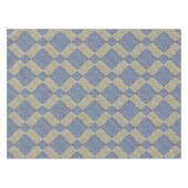 Nappe Panneaux d'art étoile de David bleu or (Devant (Horizontal))