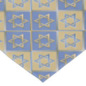 Nappe Panneaux d'art étoile de David bleu or (Angle)