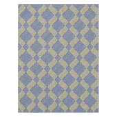 Nappe Panneaux d'art étoile de David bleu or (Devant)