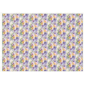 Nappe Pansies de sable chic couleur printemps (Devant (Horizontal))