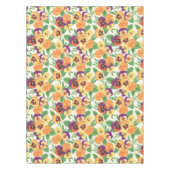 Nappe Pansies sur blanc cassé (Devant)
