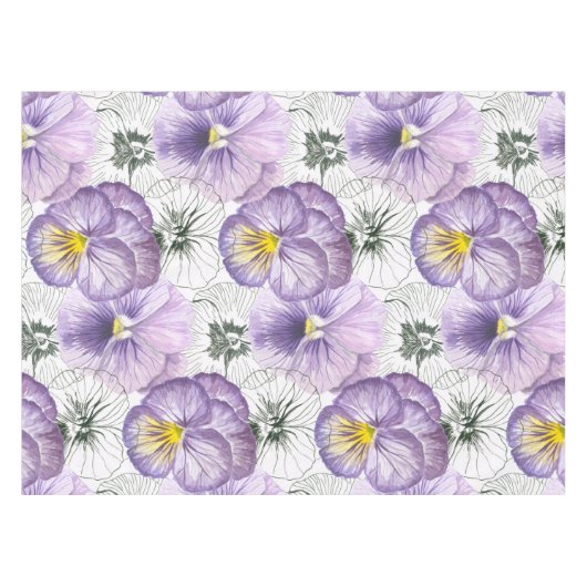 Nappe Pansy motif (Devant (Horizontal))