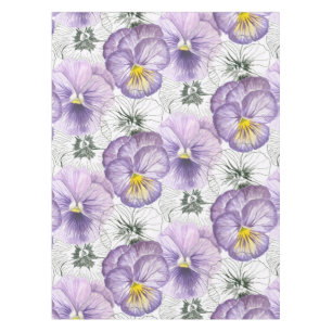 Nappe Pansy motif