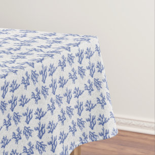 Nappe Papier bleu et blanc sur l'alliage de corail de me