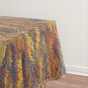 Nappe Papier de fin du livre marbré Violet bleu orange j