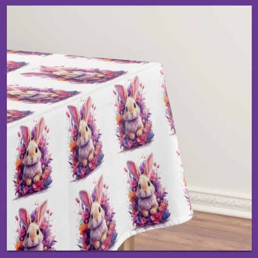 Nappe Papier de papier à envelopper de lapin de Pâques -