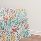 Nappe Papier fripé par fantaisie de broderie (In Situ)