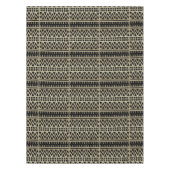Nappe Papier noir et or africain boue imprimé (Devant)