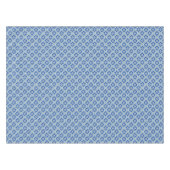 Nappe Papier peint Art Déco Motif, gris / gris et bleu (Devant (Horizontal))