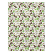 Nappe papier peint d'animal de lapin de tortue de cerfs (Devant)