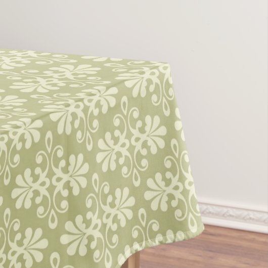 Nappe Papier peint floral de damassé (In Situ)