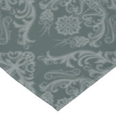 Nappe Papier peint floral vert de luxe de damassé (Angle)