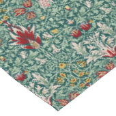 Nappe Papier peint floral vert forêt de William Morris (Angle)