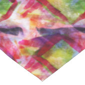 Nappe Papier peint vert et rouge abstrait (Angle)