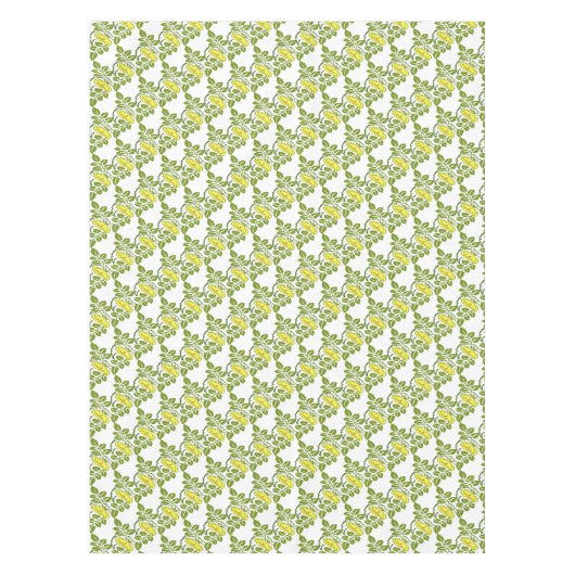 Nappe Papier peint vintage Floral Buttercup damassé (Devant)
