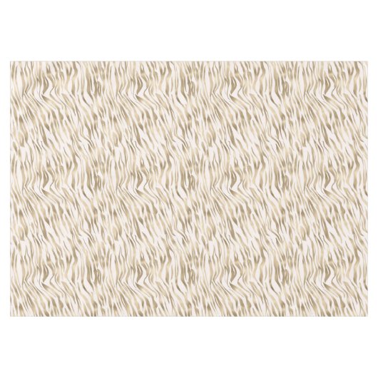 Nappe Papier Zebra Gold (Devant (Horizontal))
