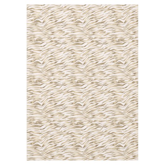 Nappe Papier Zebra Gold (Devant)