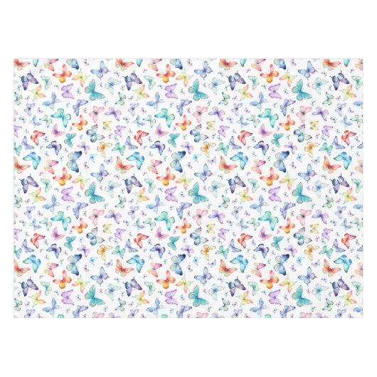 Nappe papillon aquarelle (Devant (Horizontal))