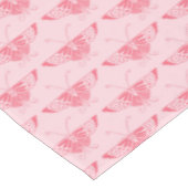 Nappe Papillon Art Déco stylisé - rose corail (Angle)