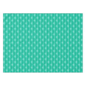 Nappe Papillon Art déco stylisé - turquoise et aqua (Devant (Horizontal))