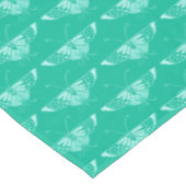 Nappe Papillon Art déco stylisé - turquoise et aqua (Angle)