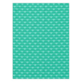 Nappe Papillon Art déco stylisé - turquoise et aqua (Devant)