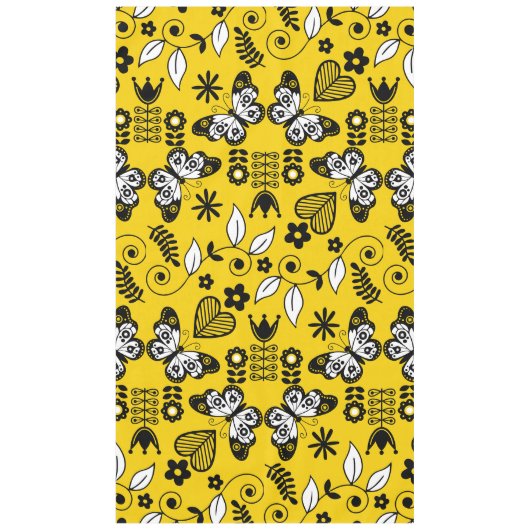 Nappe Papillon art populaire scandinave (Devant)